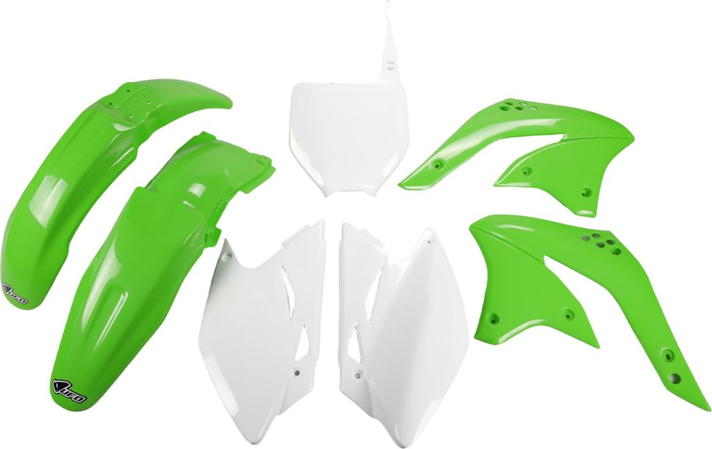 Verkleidungskit UFO PLAST 7-teilig Verkleidungssatz Kunststoff, Farbe:grün / weiß