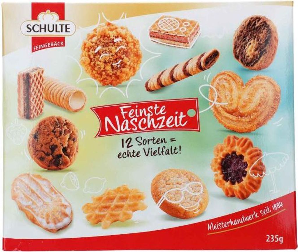 Schulte Sommerauslese unschokoliert 12 verschiedene Sorten Produktbild 