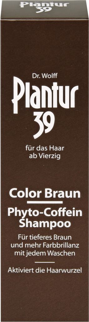 Plantur 39 Color Braun Phyto-Coffein-Shampoo 250 ml Zdjęcie produktu 13