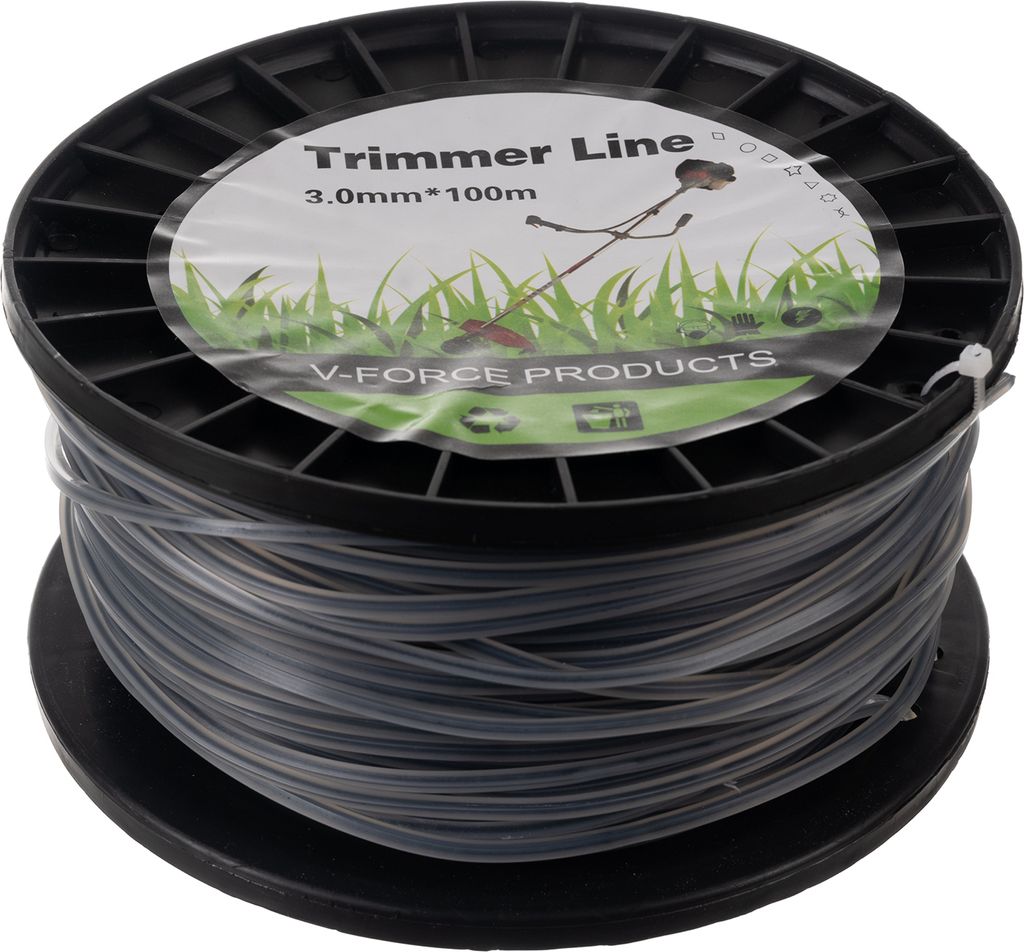 MaxPower Trimmerfaden 2,0 Mm - 12 M, Quadratisch Gedreht, Neongelb, Für Freischneider