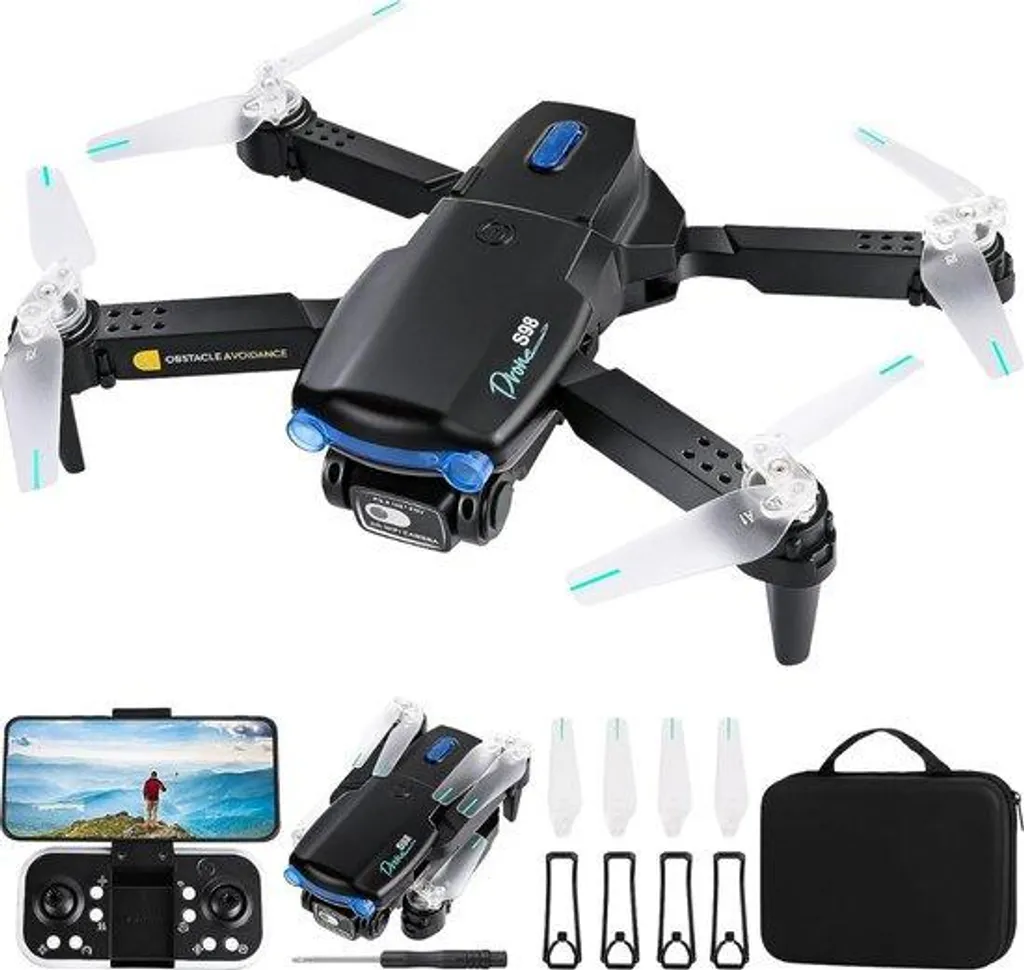 Mini-drone 4K HD pour enfants - Drone de poche avec caméra ultra haute définition
