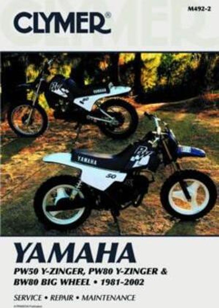 Yamaha PW50/80 Y-Zinger & BW80 Big Wheel Motorcycle (1981-2002) Clymer Repair Manual