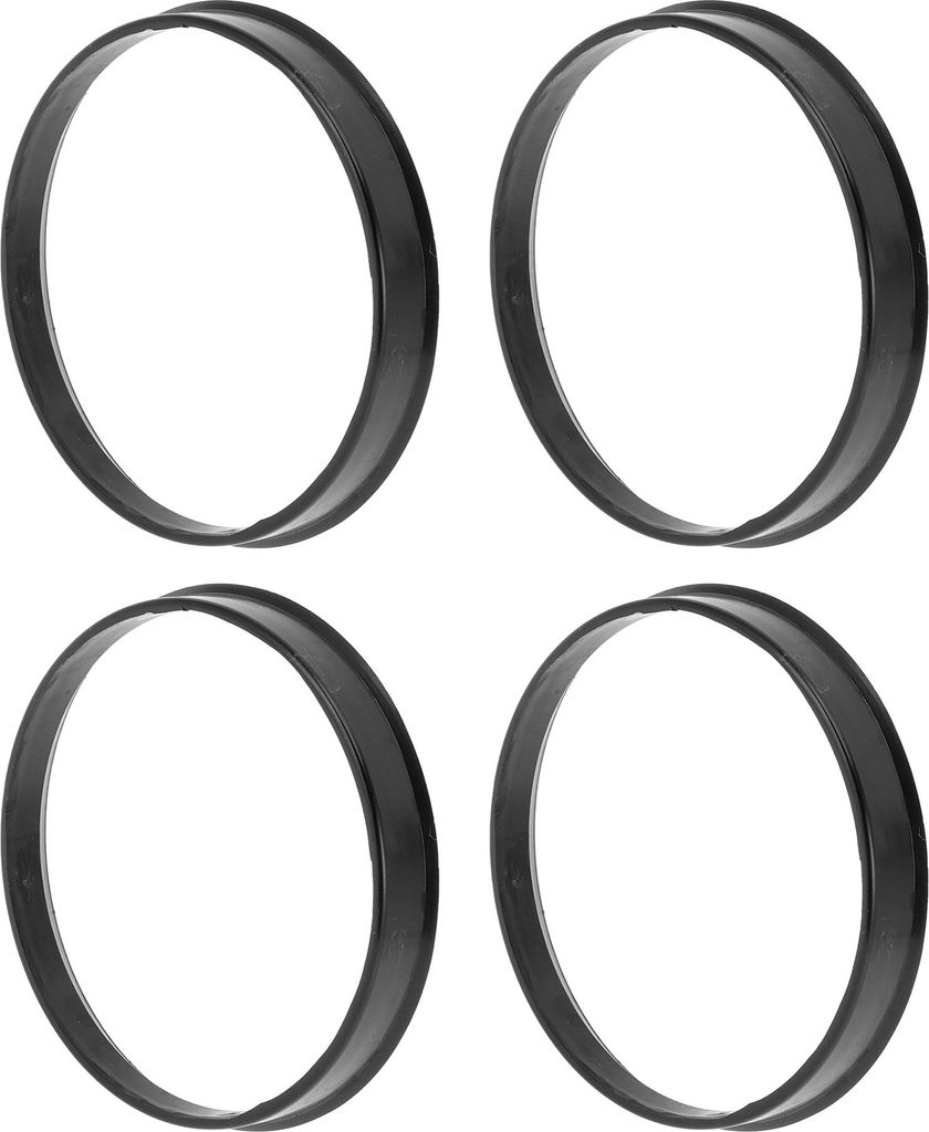 73.1mm bis 69.6mm Auto Rad Nabe Zentrier Ringe Schwarz Polycarbonat Räder Zentral Welle Stoßdämpfende Nabenringe 4Stk
