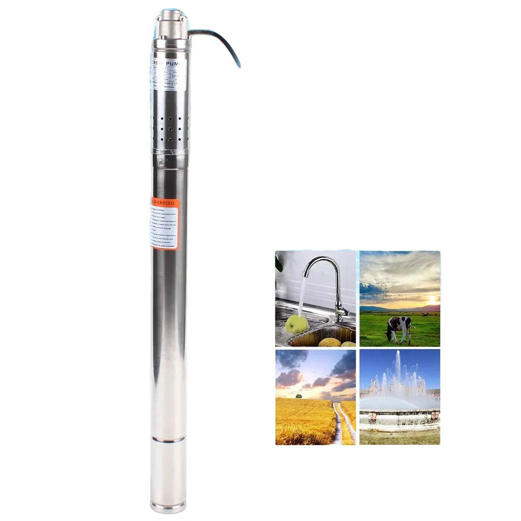 Pompe d'évacuation 1000 l/h - 0,35 kW argent pour inondation et bassin