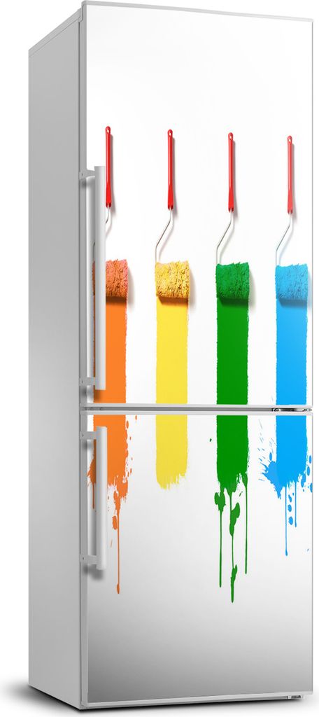 Tulup Kühlschrankdekoration - 70x190 cm - Aufkleber auf dem Kühlschrank - Farbroller