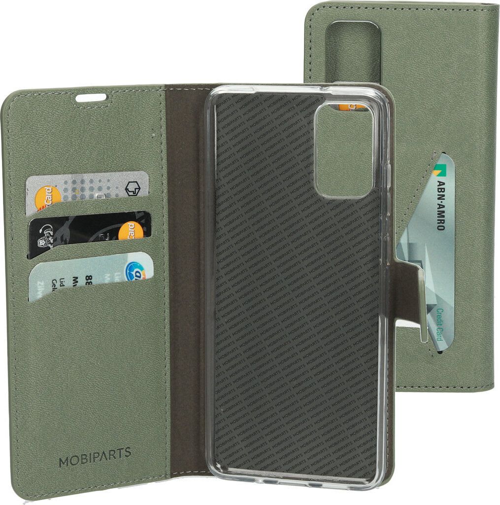 Mobiparts Classic Wallet Samsung Galaxy S20 Plus Hülle Klapphülle Geldbörse - Stone Green