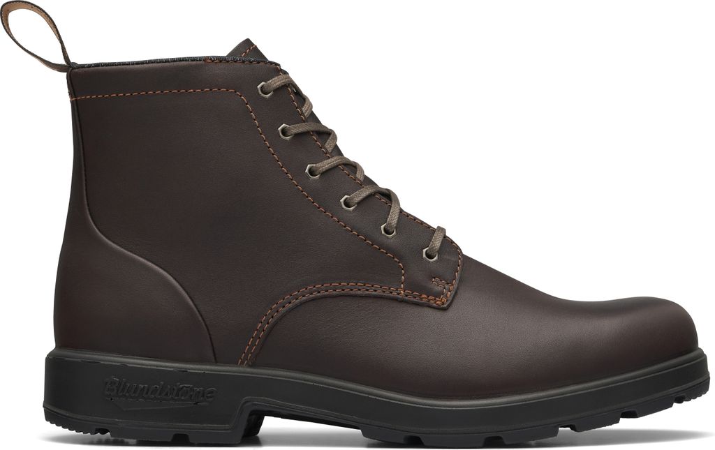 Blundstone Blundstone 1618 Stout Braun Water Resistant Leather (Originals Lace-Up) Leder Größe: 40 Schmal
