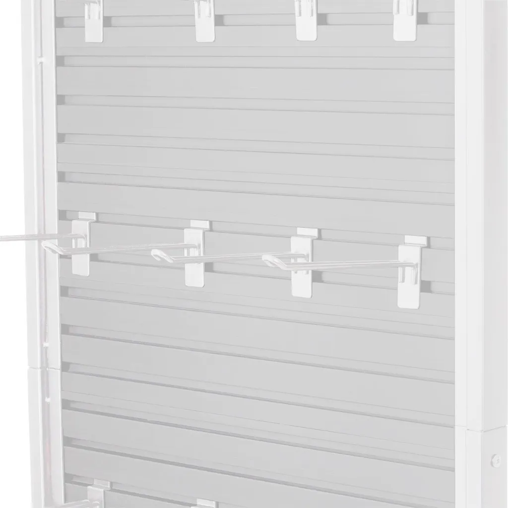 Support roulant métal blanc 600 mm ultra résistant avec roues pivotantes - 4
