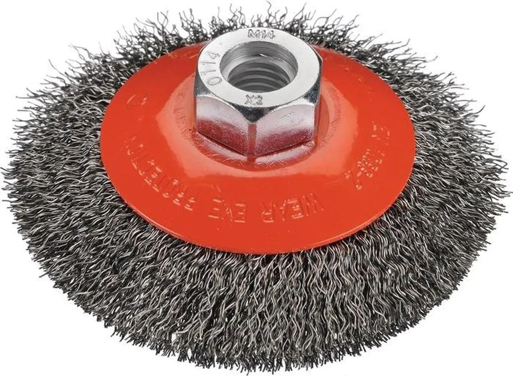 Osborn Brosse Conique Ø 100 mm Fil 0,2 mm Réf 2512342 pour Meuleuse