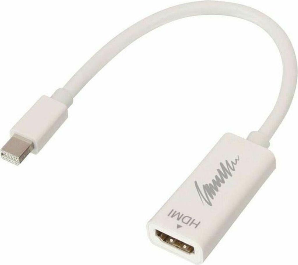 LINDY Mini-DisplayPort an HDMI Kabel 4K passiv 0.15m