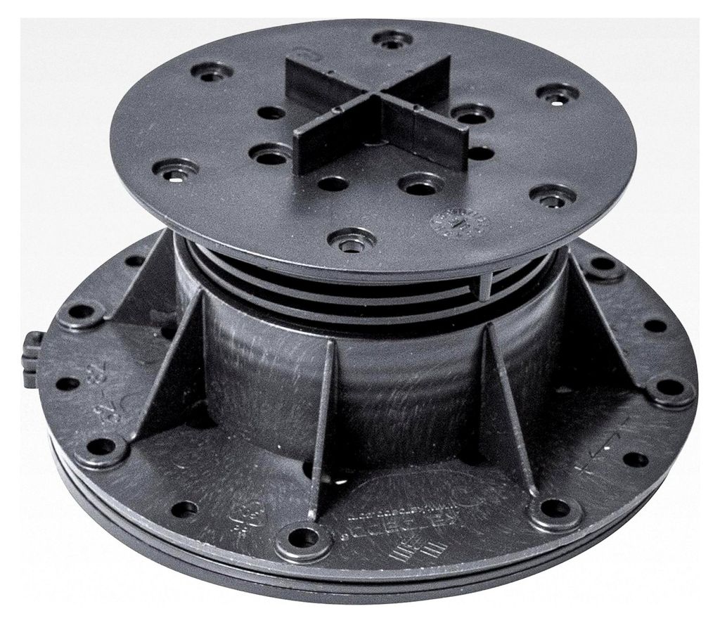 Zubehör für Pro Plattenlager Balkenlager Stelzlager Terrassenlager | Gefälleausgleichsscheibe 2/4 mm | 10 Stück (Set)