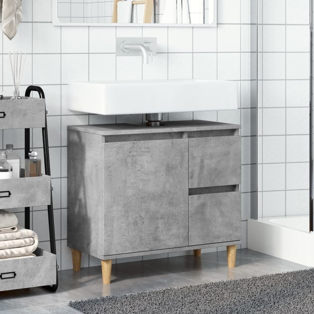 "Winterschlussverkauf "Waschbeckenunterschrank Modernes Produktbild 