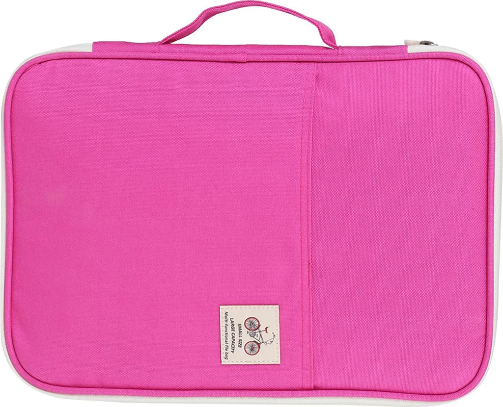 Classeur porte-documents A4 fermeture éclair - Pochette de rangement