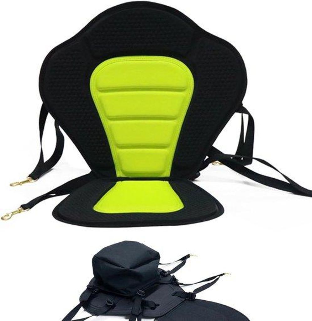 Kajak-Rugsteunstoel für Surfer und Angler mit verstellbarer Riemen und Kajak-Kissen