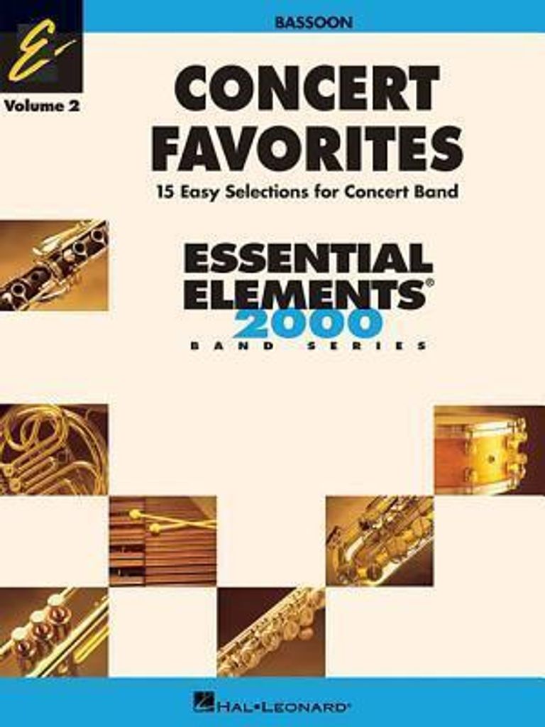 Concert Favorites Vol. 2 - Bassoon: Essential Elements Band Series