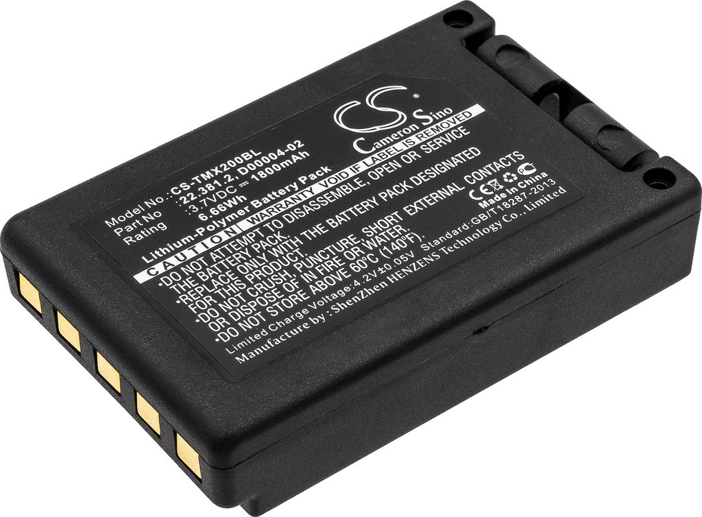 TECHTEK Baterie kompatibilní s [Teleradio] TG-TXMNL, Obrázek produktu 