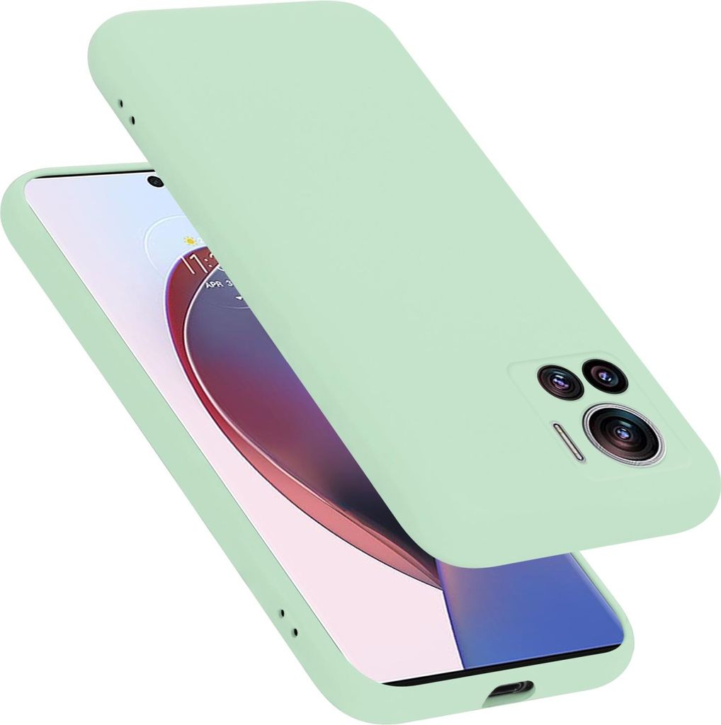 Cadorabo Schutzhülle für Motorola EDGE 30 ULTRA / X30 PRO Hülle in Grün Handyhülle Case Cover TPU Etui