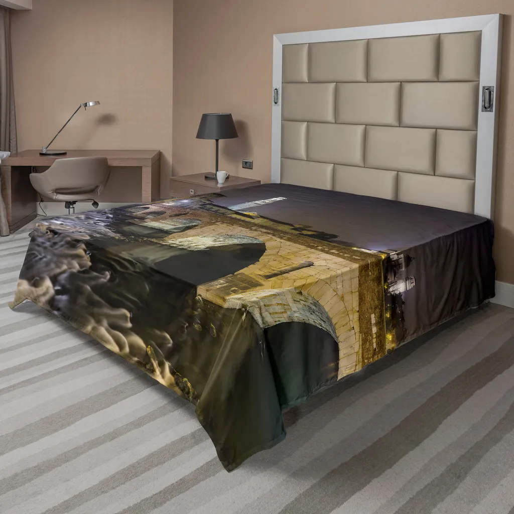 Lenzuolo ABAKUHAUS Verona Ponte Pietra 260x228cm Microfibra Premium