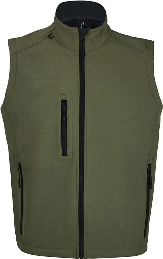 SOLS Mens Rallye Softshell-Weste / Bodywarmer / Weste PC349 (2XLarge) (Dunkelgrün)