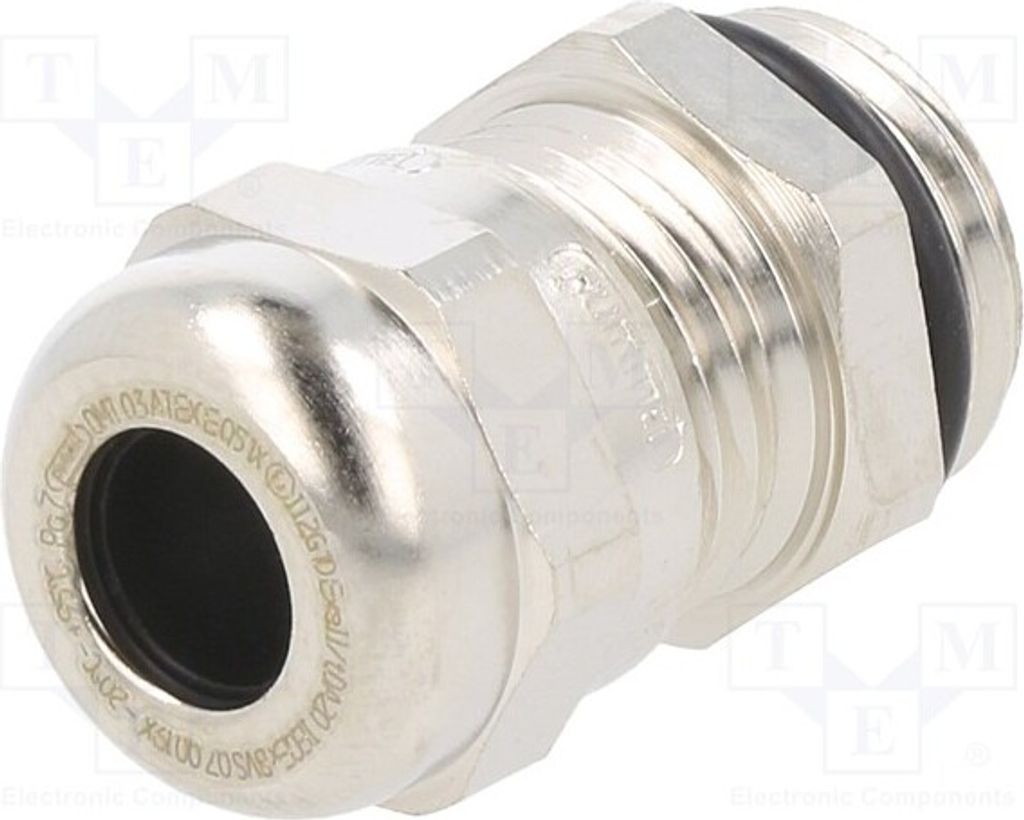 1x Kabelverschraubung Entspricht: Ex 1.610.0700.01 n PG7 Mat: Messing IP68