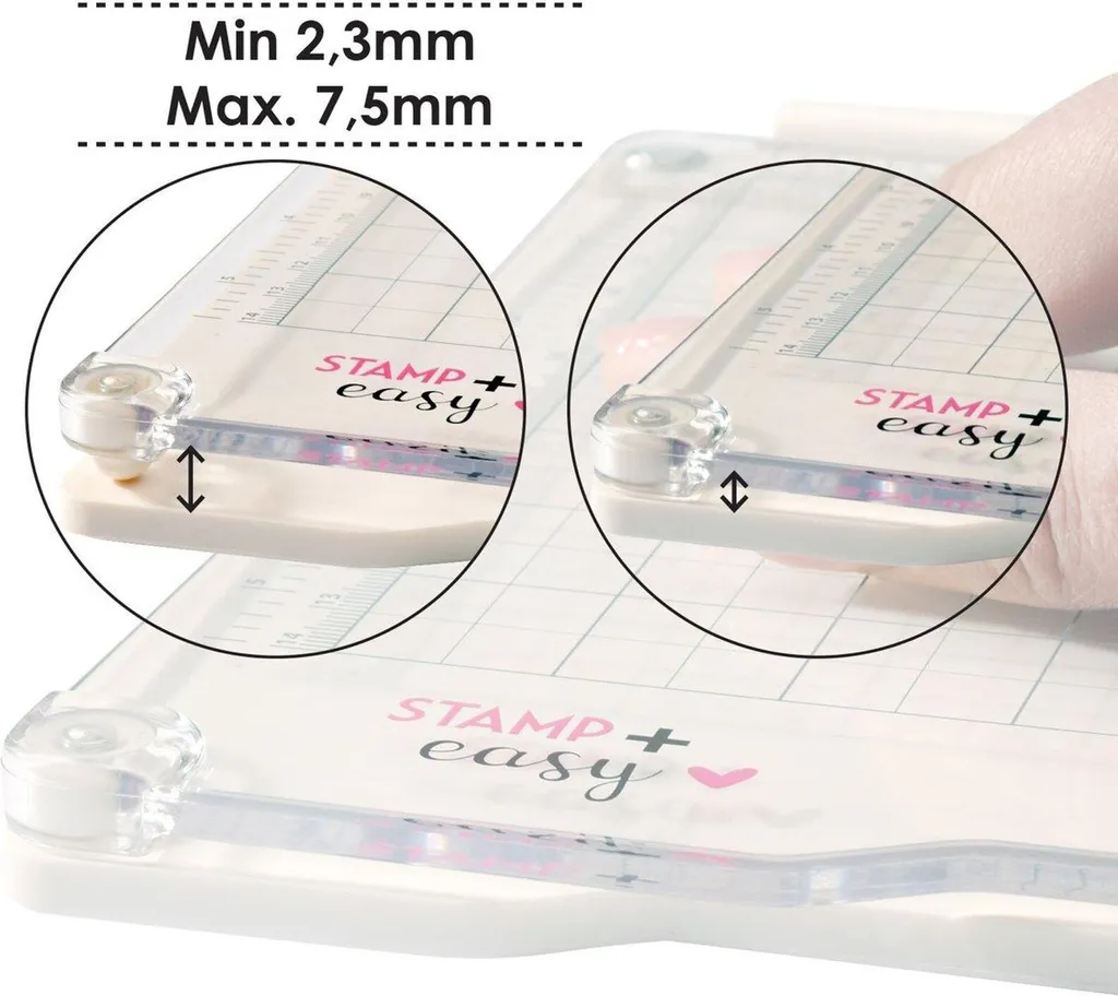 Presse à Tamponner Stamp Easy+ Vaessen Creative pour Scrapbooking Pro - 7