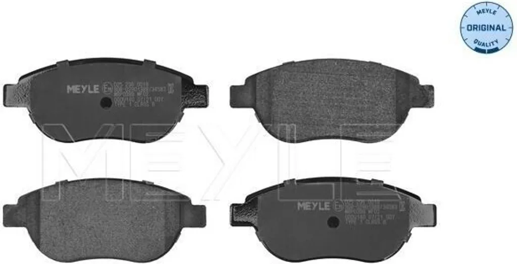 Plaquettes de frein avant anti-bruit OE 4254 71 pour Peugeot 1007 206