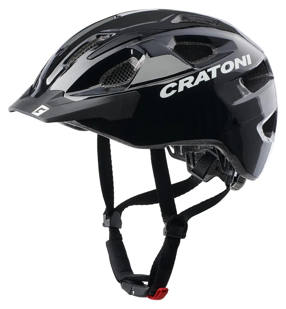 Casque Vélo pour Sorties Route et Urbain Cratoni C-Swift Noir Brillant