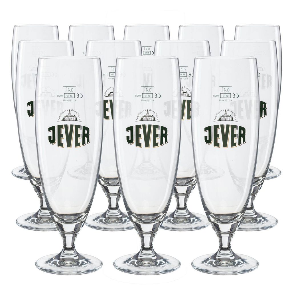 Jever Pokal 0,4l | Original Bierglas mit Logo | Produktbild 