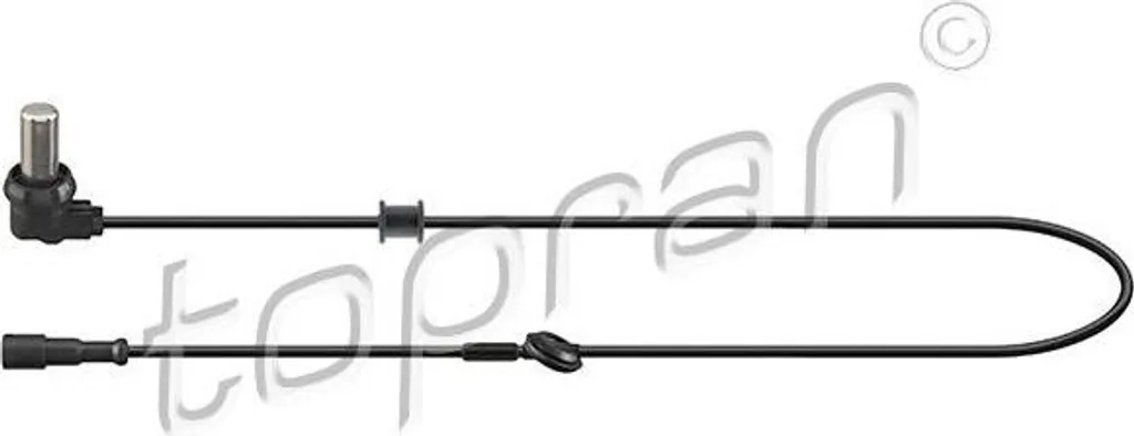 Sensore Velocità Ruota ABS TOPRAN 113 731 per Audi A6 4A OE 4A0927807