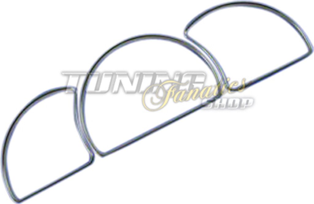 Chrom Chromringe Tacho Ringe Tachochromringe SET für Opel Produktbild 