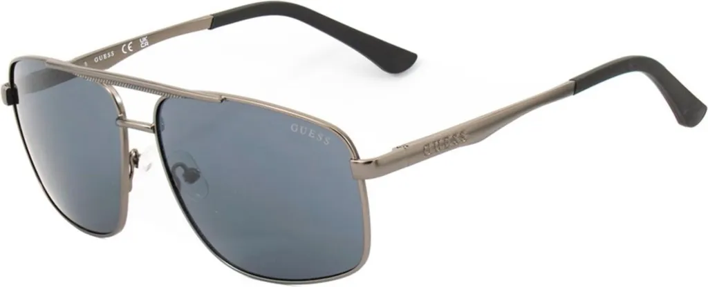 Lunettes de soleil pour homme Guess avec Verres Polarisés Noir et Gris