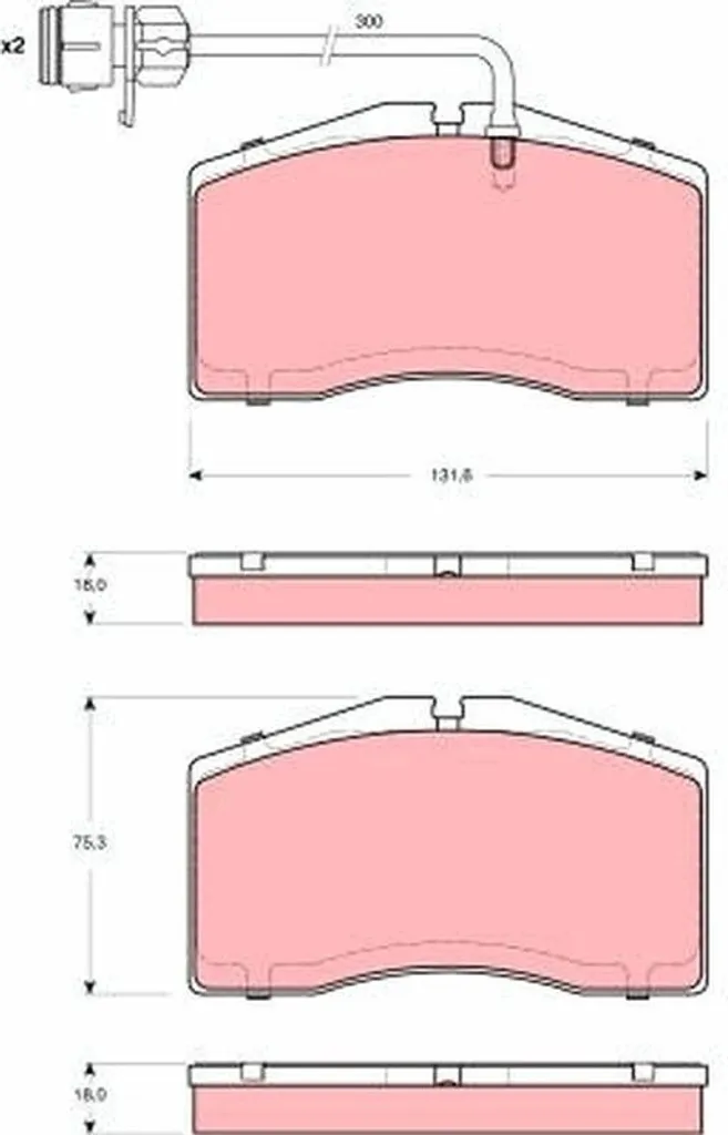 Plaquettes de frein Audi A8 4D - Remplacez OE 4D0698151Q avec TRW GDB1506