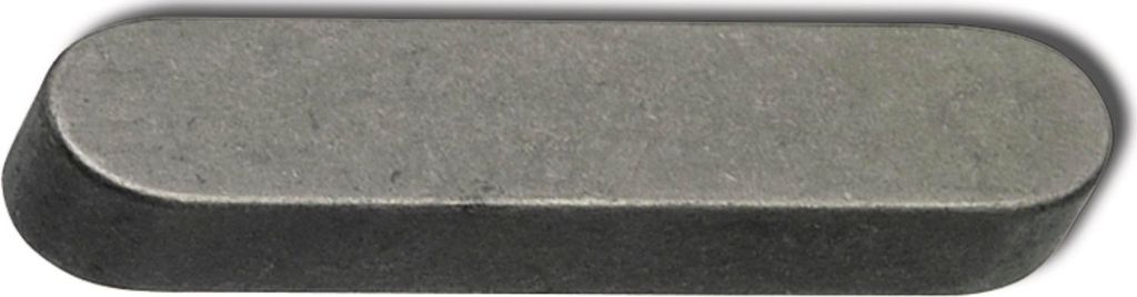 DIN6885A 8x 7x 36 Edelstahl A5 1.4571 Passfeder rundstirnig
