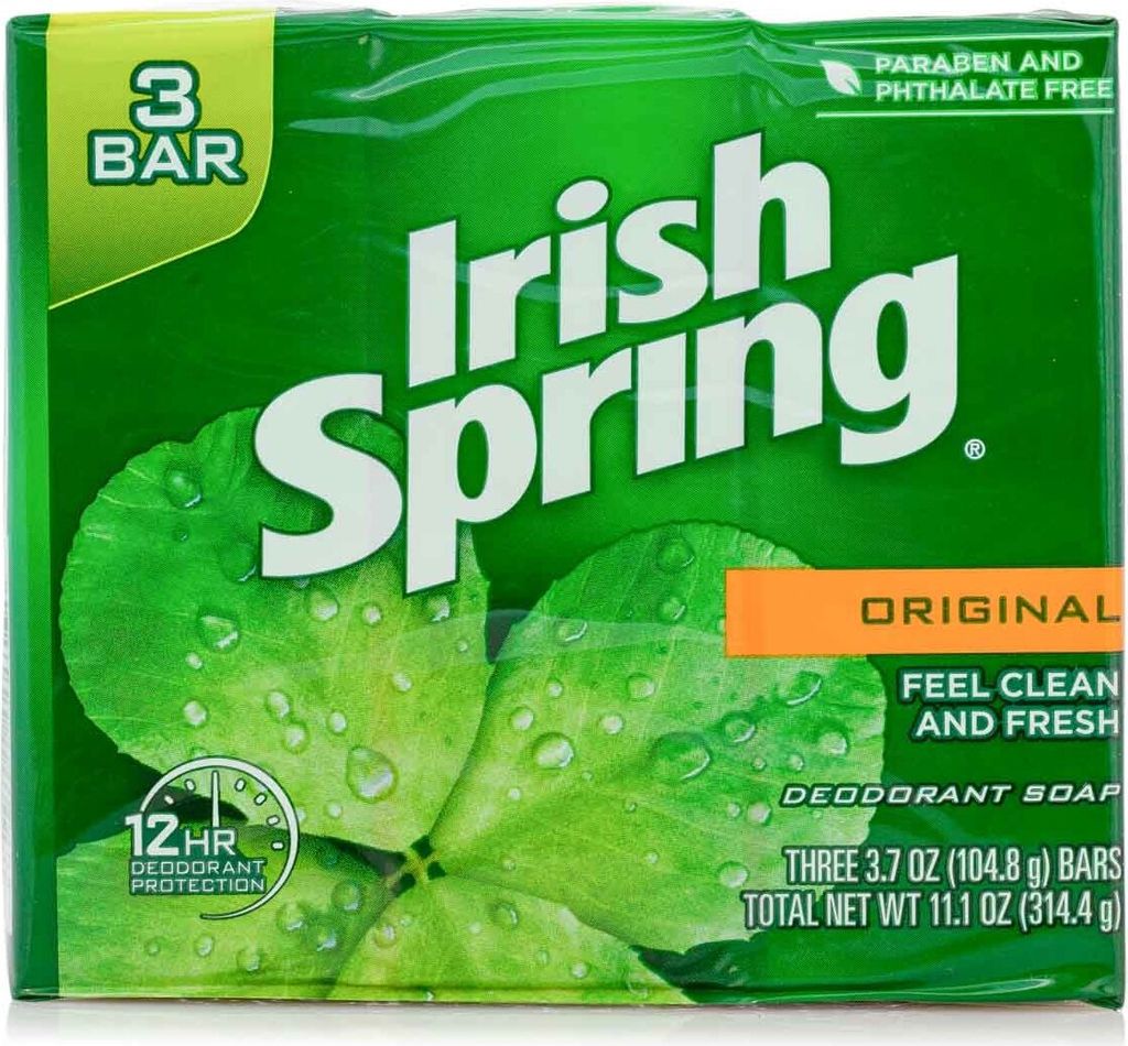 Irish Spring Original Seifenstück-Set, 3 x 106,3 g