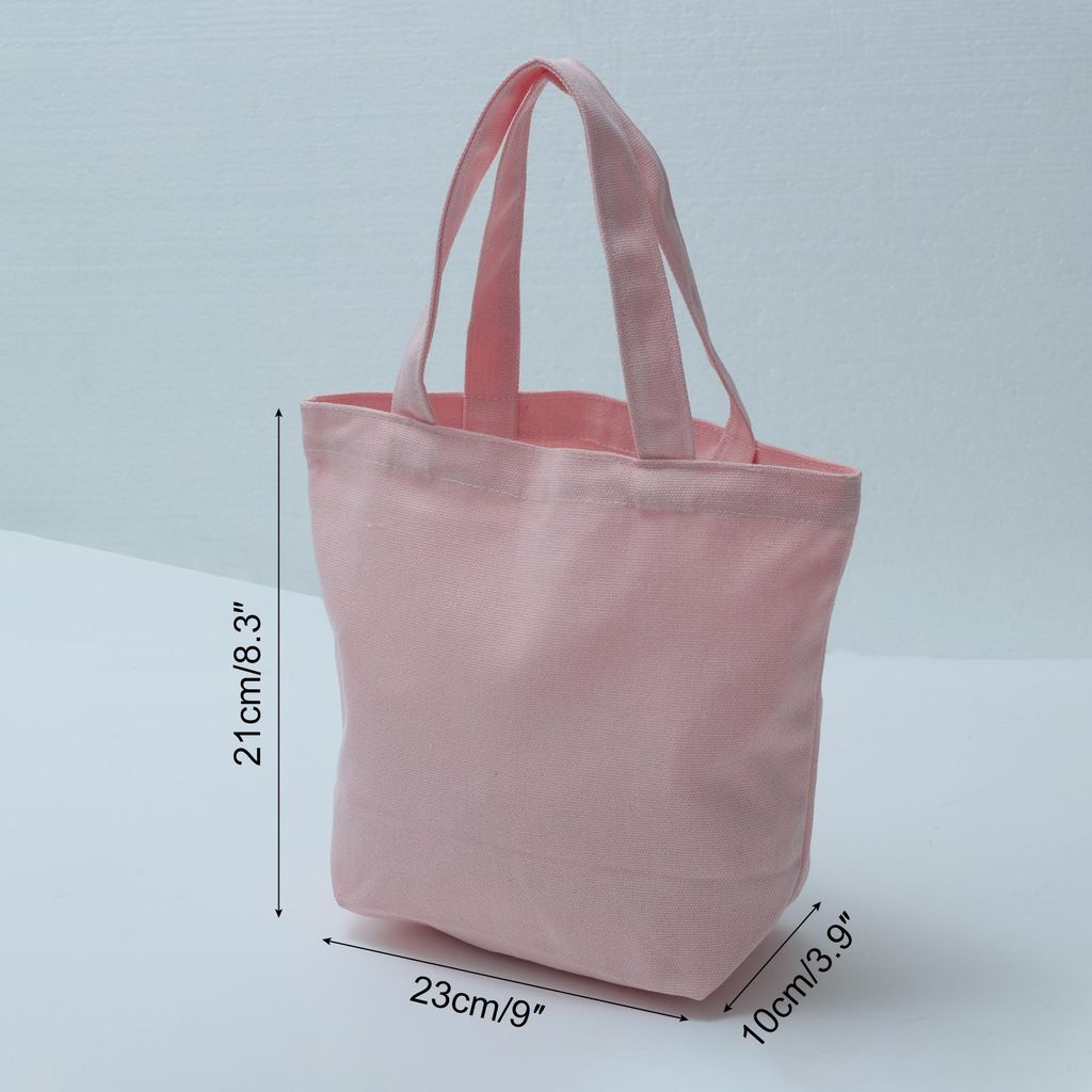 Leinwand Tragetasche Mini Leinwand Tasche mit Handgriff Klein Wiederverwendbar Handtasche Einkaufstaschen fš¹r Frauen Freunde Geburtstag Geschenk...