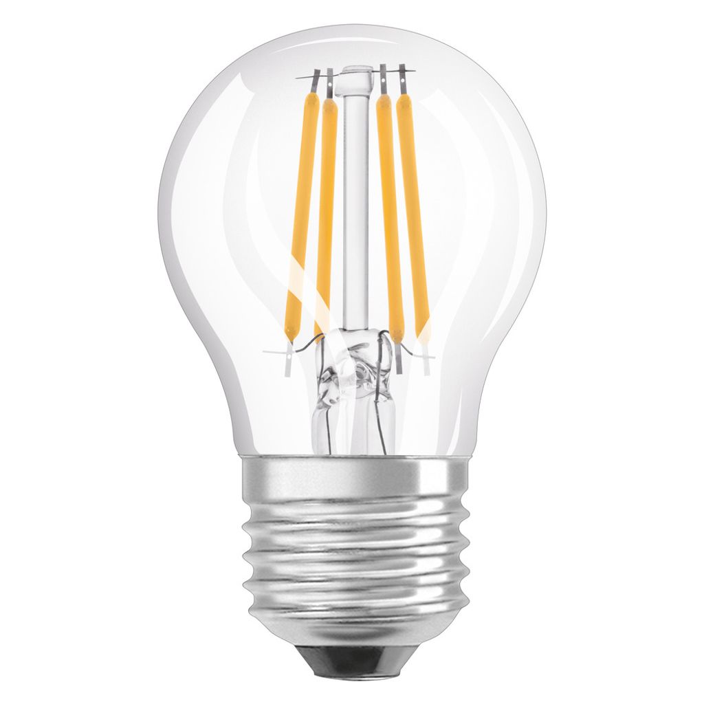 LEDVANCE LED CLASSIC CRI97 4.2W 927 klar E27 Lampe 470lm Produktbild 