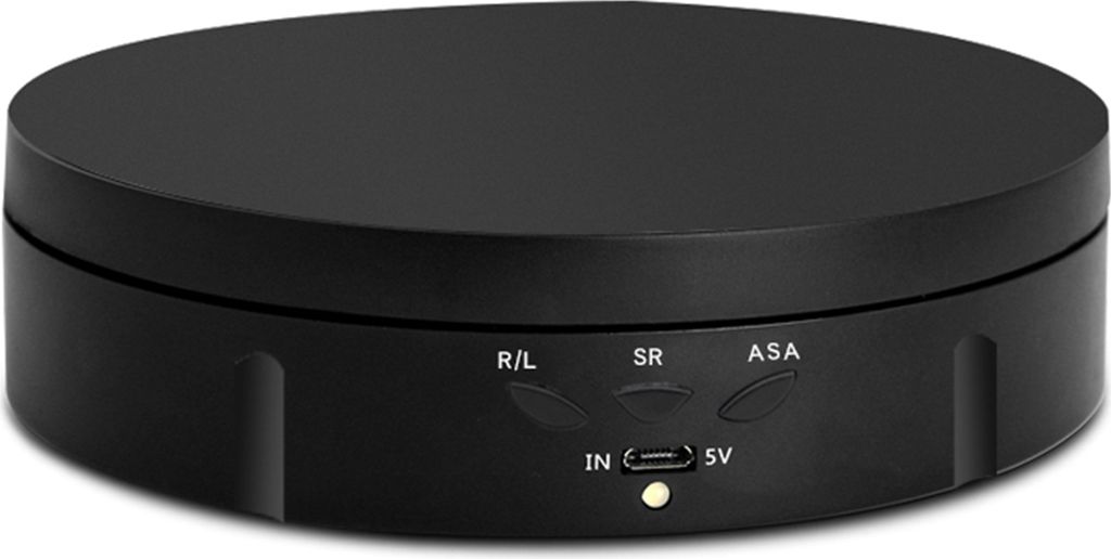 360 ¡ã elektrischer rotierender Plattenspieler USB-Aufladung rotierender Displaystaender 3 Geschwindigkeit einstellbar fuer Fotografie Display Sc...