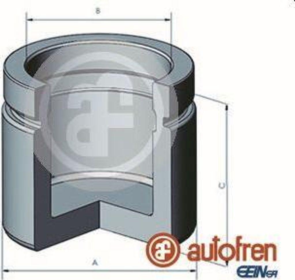 AUTOFREN SEINSA D025296 Kolben, Bremssattel OE kompatibel mit Galaxy, Alhambra, Sharan, Transporter IV