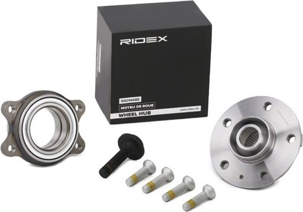 RIDEX Radlagersatz Hinten Vorne für AUDI A4 Avant (8K5, B8) 142mm 654W1046