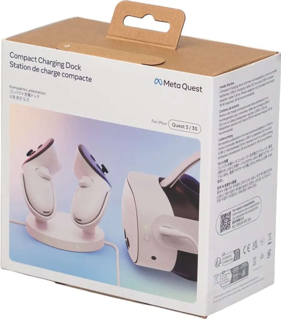 Dock de chargement Quest compact - Support de charge blanc haute performance - 2