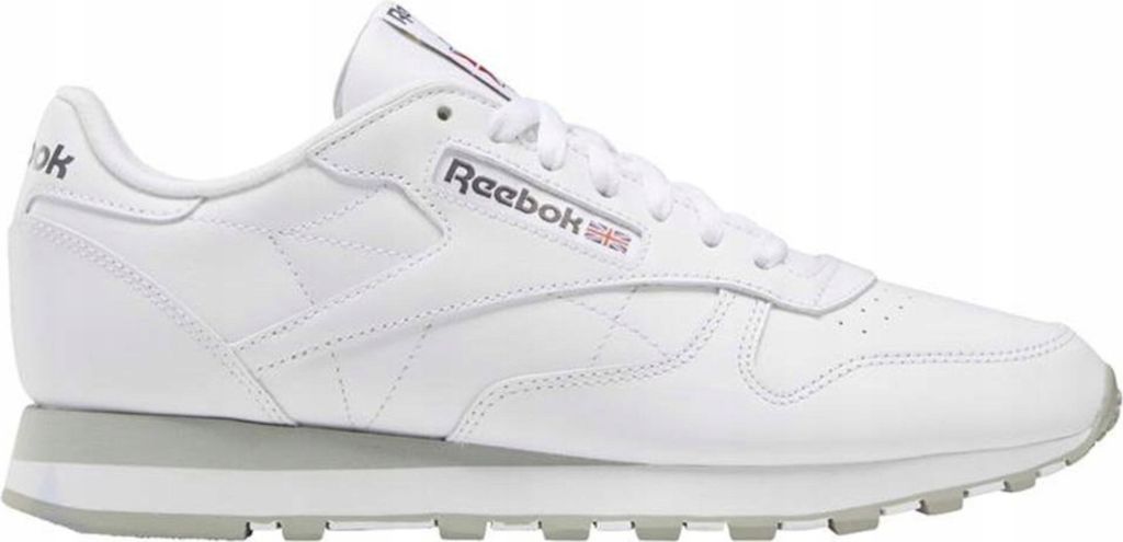 A single Reebok Classic Leather sneaker shown from the side on a white background.