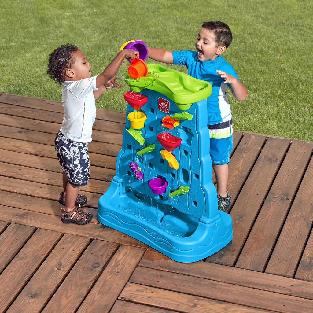 Mur d'eau Step2 Little Explorer avec 13 accessoires et parcours modulable - 3