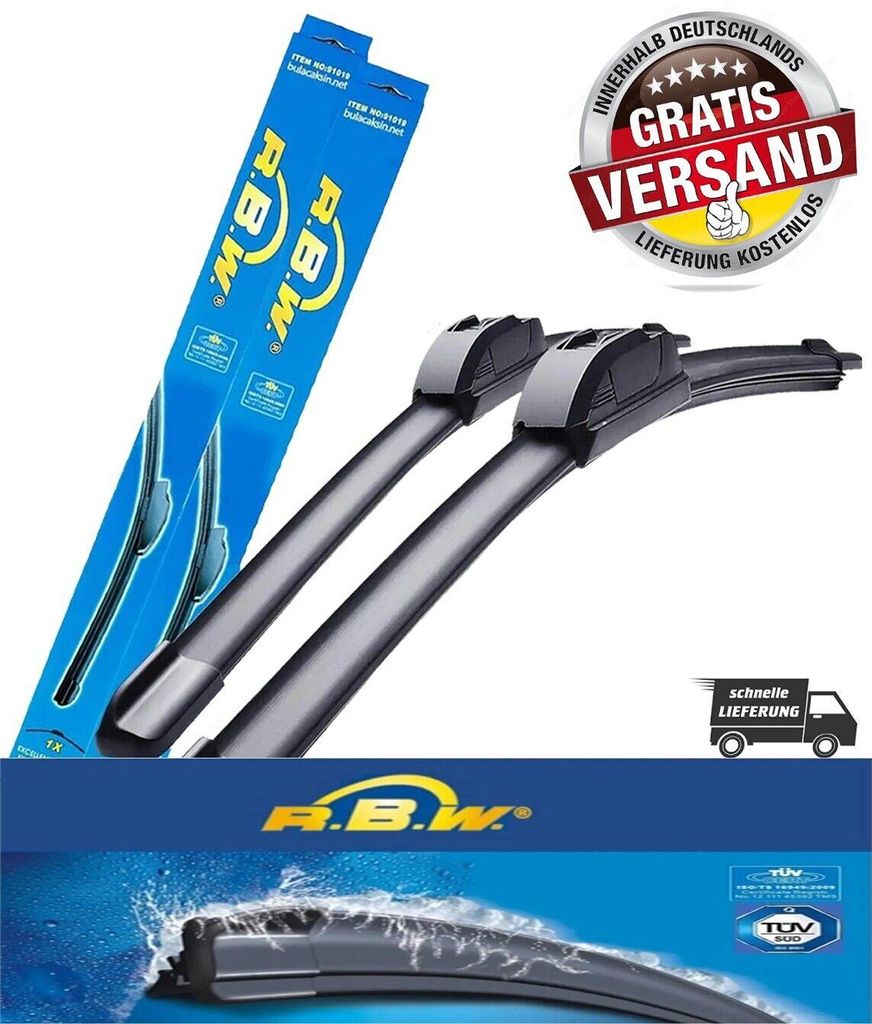 RBW Frontwischerblätter Scheibenwischer für FIAT TIPO 356,357,358 || 650mm+400mm