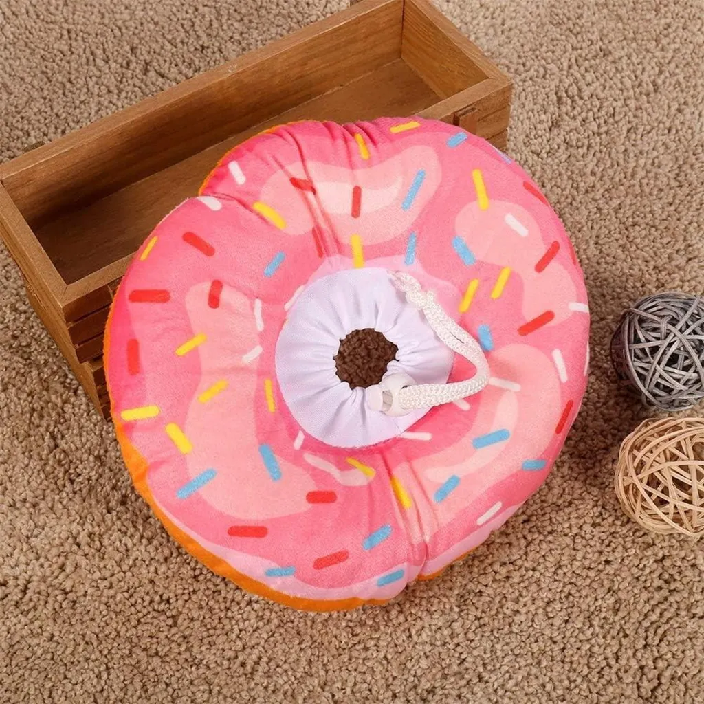 Collerette Chat Rose Xinzistar M Donut - Collier Cervical Souple - 7