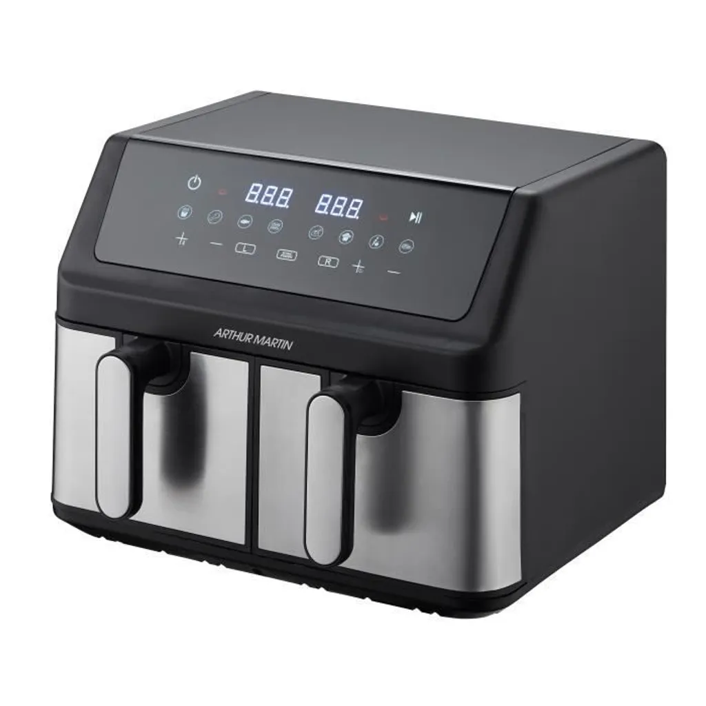 Friteuse sans huile Arthur Martin double cuve pour cuisiner en famille