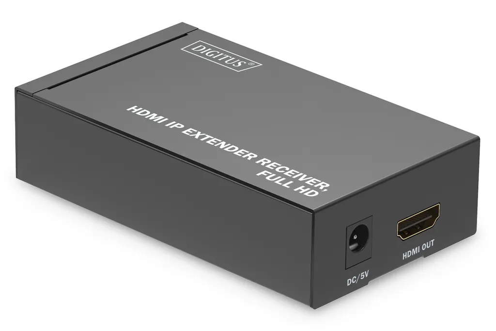 Extension HDMI via Réseau IP DIGITUS Récepteur pour Écran Secondaire HD