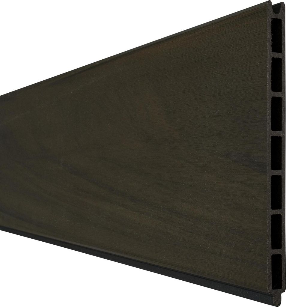 Einzelprofil GroJa Solid Grande 180 x 25,3 cm walnuss
