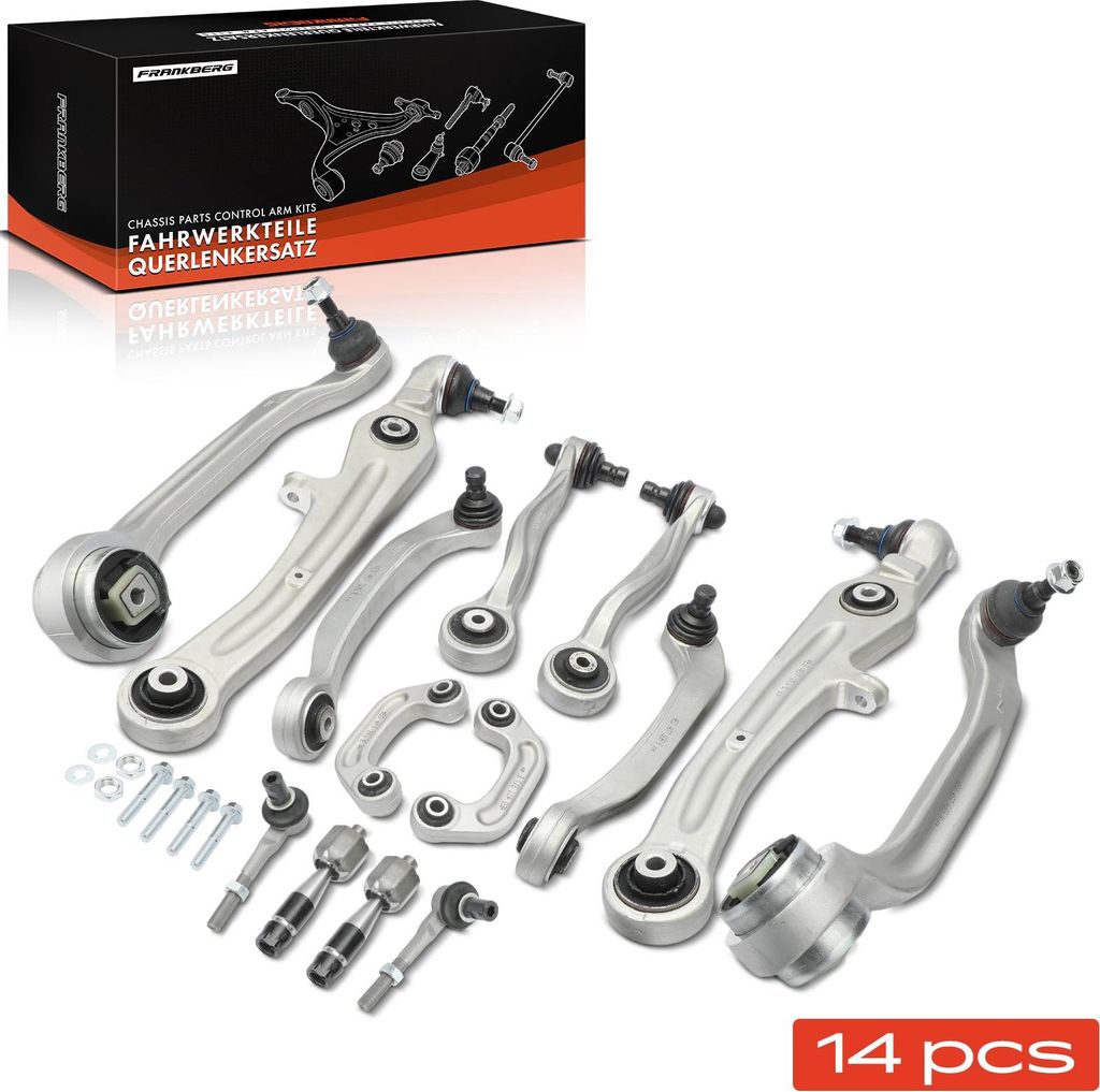 Frankberg 14x Querlenker Vorne Links Rechts für Audi A6 4F2 A6 Allroad 4FH A6 Avant