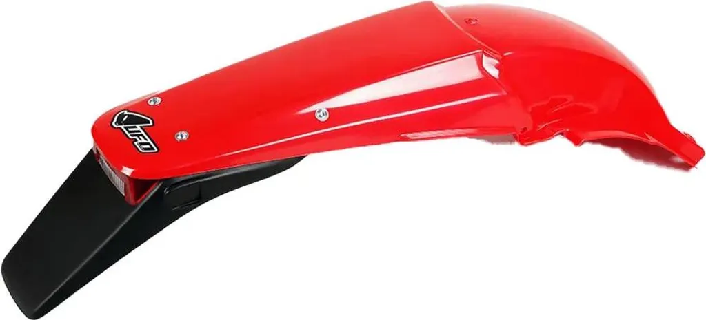 Réparer garde-boue arrière cassé Honda CRF 450 R 2004 avec UFO PLAST rouge