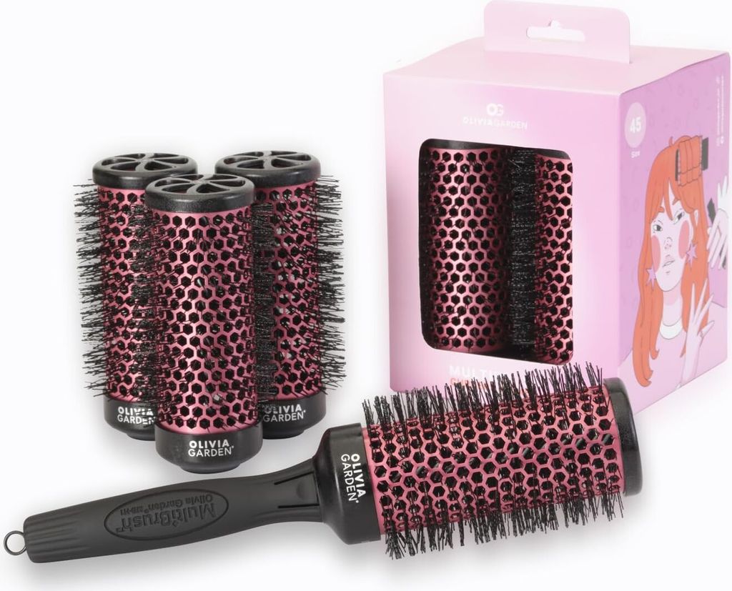 Olivia Garden Multibrush Curlers Kit - 4 Aufsätze & 1 Produktbild 